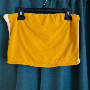 Mustard Yellow Tube Top